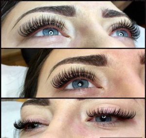 3D semi permanent eyelash extensions