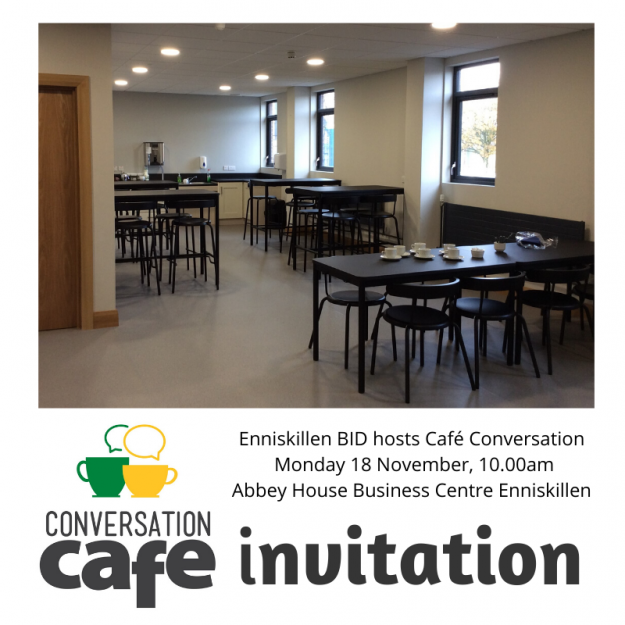 Café Conversation invitation Abbey House