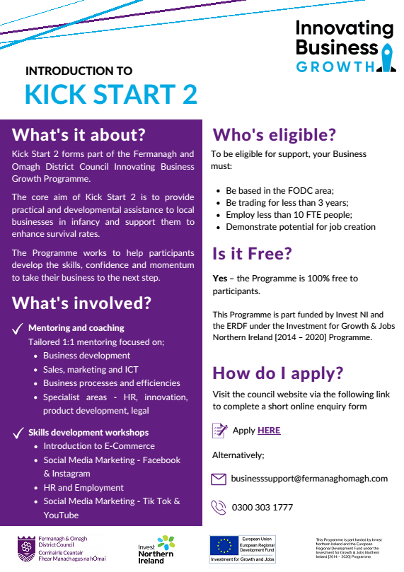 Kick Start 2 Programme