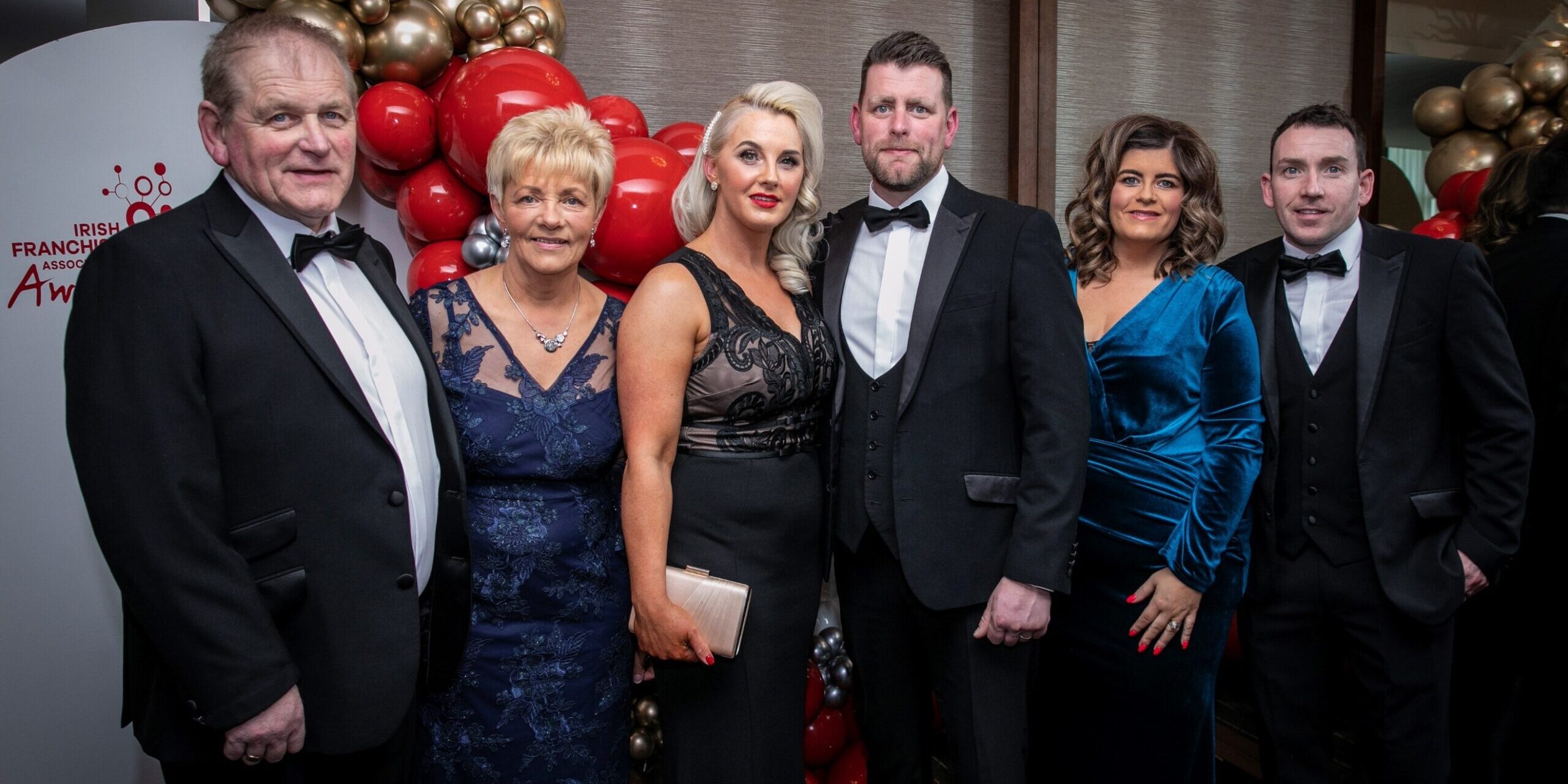 (from left, William, Ruth, Sophia, Wayne (son) Little and Jenna (daughter) & Jimmy Magill